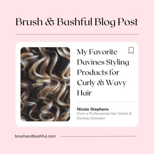 My Favorite Davines Styling Products for Curly & Wavy Hair Blog Post Cover Art